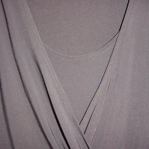 New Direction Black Dress Size 2X Stretch Blouson - Picture 4 of 8